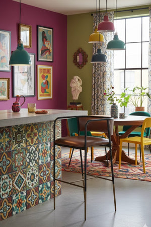 Brown Leather Look Bar Stool | Splendido Brenan | Oroa.com