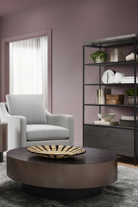 Modern European furniture - Round Metal Coffee Table - www.oroa.com