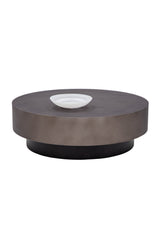 Modern European furniture - Round Metal Coffee Table - www.oroa.com