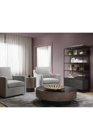 Antique Brass Round End Table | Splendido Bernaby | Oroa.com