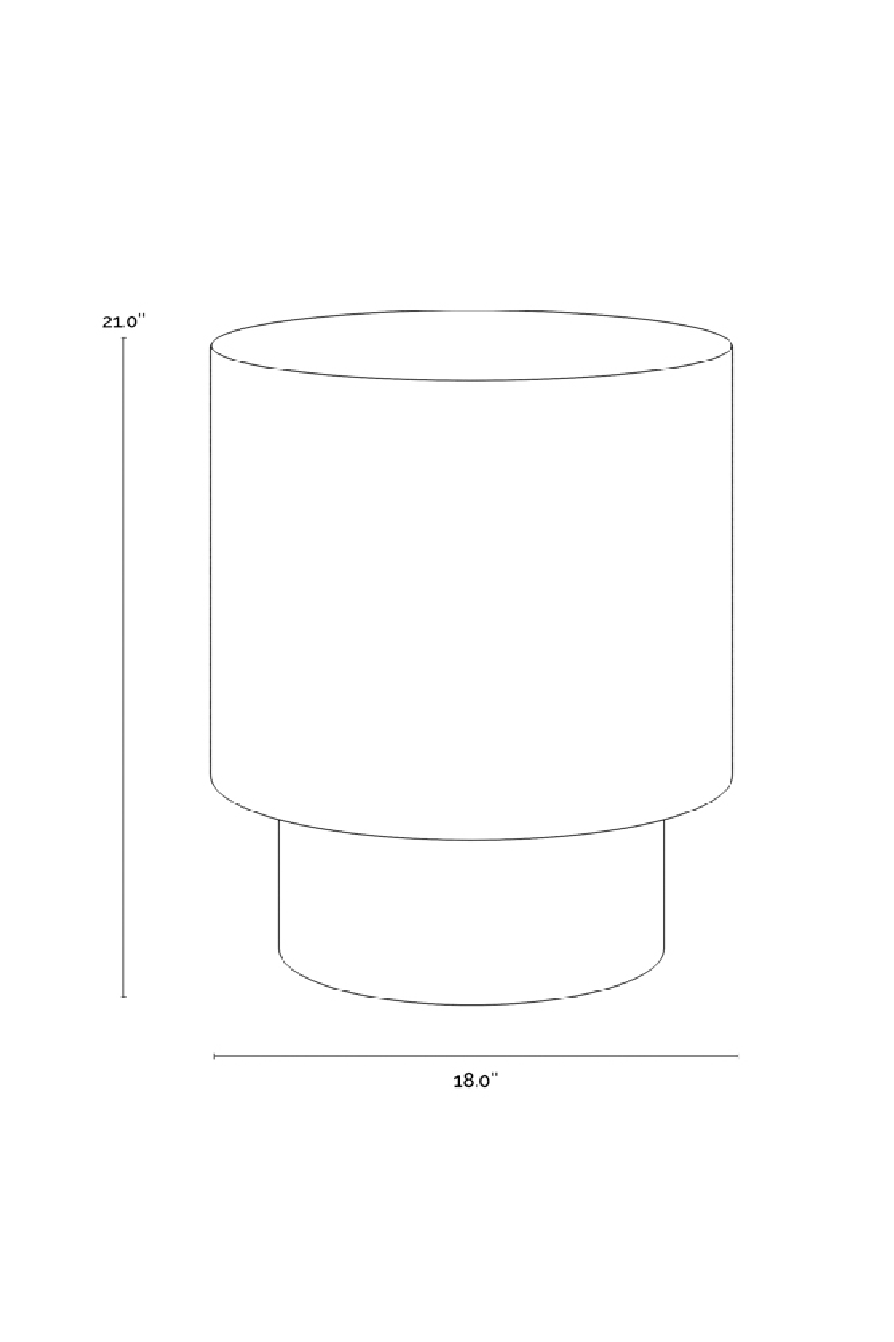 Antique Brass Round End Table | Splendido Bernaby | Oroa.com