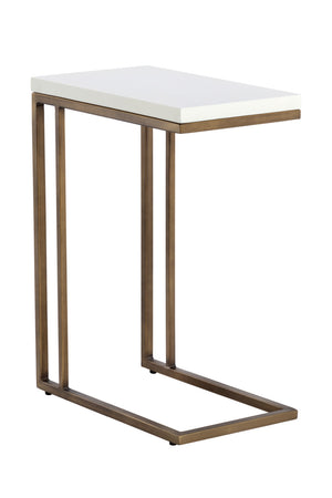 Modern European furniture - Minimalist Round Concrete Indoor/Outdoor End Table - www.oroa.com