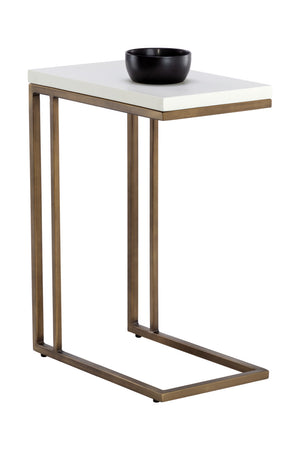 Modern European furniture - Minimalist Round Concrete Indoor/Outdoor End Table - www.oroa.com