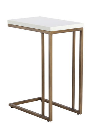 Modern European furniture - Minimalist Round Concrete Indoor/Outdoor End Table - www.oroa.com