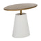 Modern European furniture - Oval Brass Indoor/Outdoor Side Table - www.oroa.com
