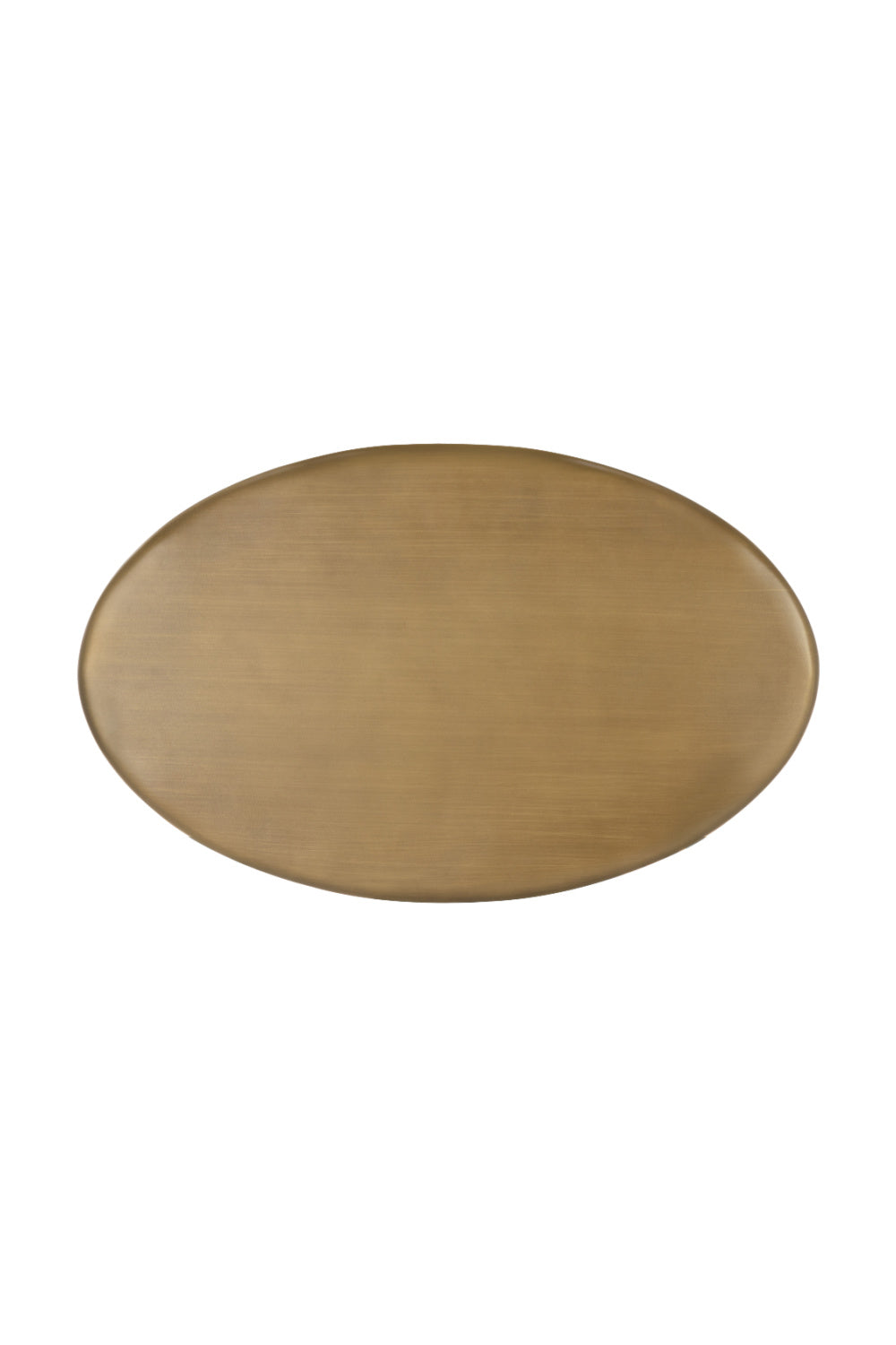 Oval Brass Indoor/Outdoor Side Table | Splendido Kadin | Oroa.com