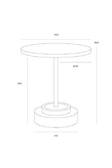 Modern European furniture - Round Indoor/Outdoor Concrete Bistro Table - www.oroa.com