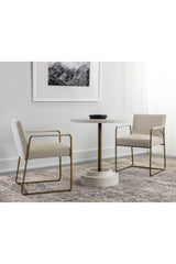Modern European furniture - Round Indoor/Outdoor Concrete Bistro Table - www.oroa.com