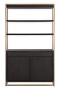 Brown Solid Oak Bookcase Modern European furniture - - www.oroa.com