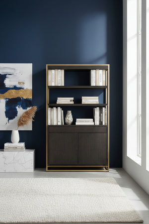 Brown Solid Oak Bookcase | Splendido Baldessara | Oroa.com