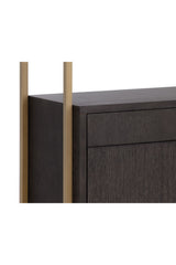 Brown Solid Oak Bookcase Modern European furniture - - www.oroa.com