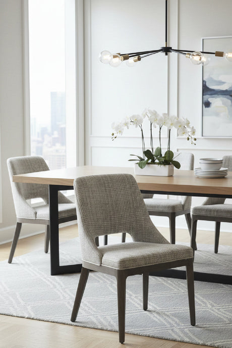 Modern European furniture - Cutout Design Dining Chair - www.oroa.com