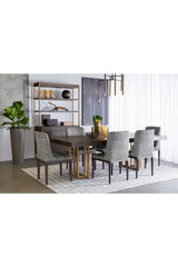 Modern European furniture - Minimalist Upholstered Dining Chair - www.oroa.com