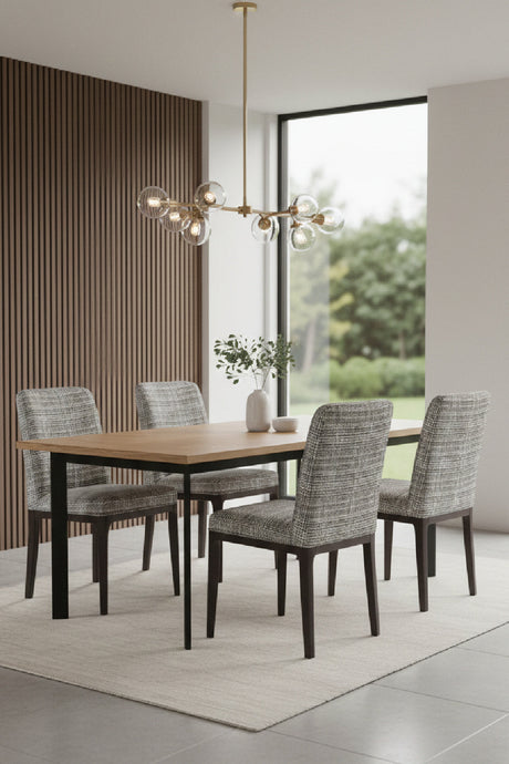 Modern European furniture - Minimalist Upholstered Dining Chair - www.oroa.com
