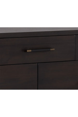 Modern European furniture - Brown Acacia 7-Drawer Dresser - www.oroa.com
