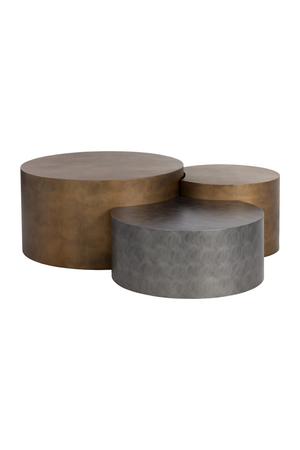 Antique Brass Nesting Coffee Tables (3) | Splendido Neo | Oroa.com