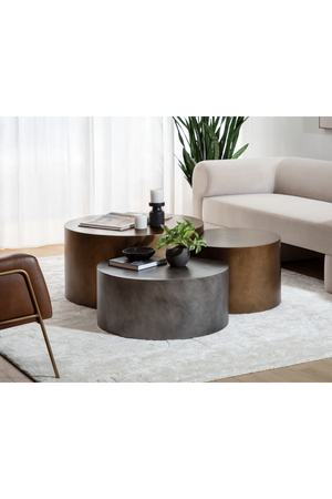 Antique Brass Nesting Coffee Tables (3) | Splendido Neo | Oroa.com