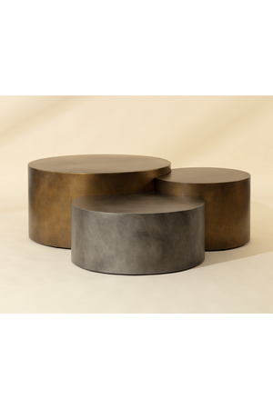 Antique Brass Nesting Coffee Tables (3) | Splendido Neo | Oroa.com