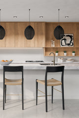 Modern European furniture - Natural Rope Seat Counter Stool - www.oroa.com