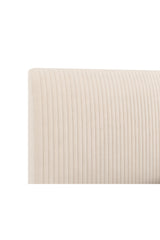 Modern European furniture - Cream Tufted King Bed - www.oroa.com