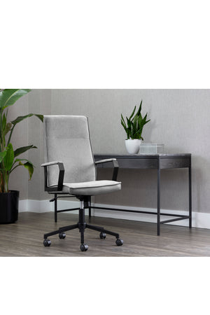 Modern European furniture - Gray High-Back Office Chair - www.oroa.com