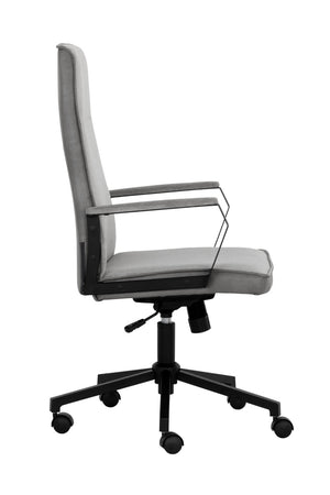 Modern European furniture - Gray High-Back Office Chair - www.oroa.com