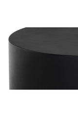 Modern European furniture - Black Cylindrical Indoor/Outdoor Coffee Table - www.oroa.com