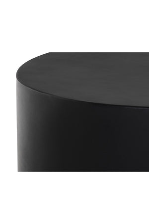 Modern European furniture - Black Cylindrical Indoor/Outdoor Coffee Table - www.oroa.com