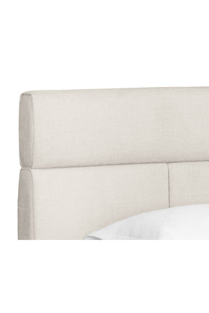 Tufted Cream King Bed | Splendido Beckham | Oroa.com