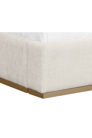Tufted Cream King Bed | Splendido Beckham | Oroa.com