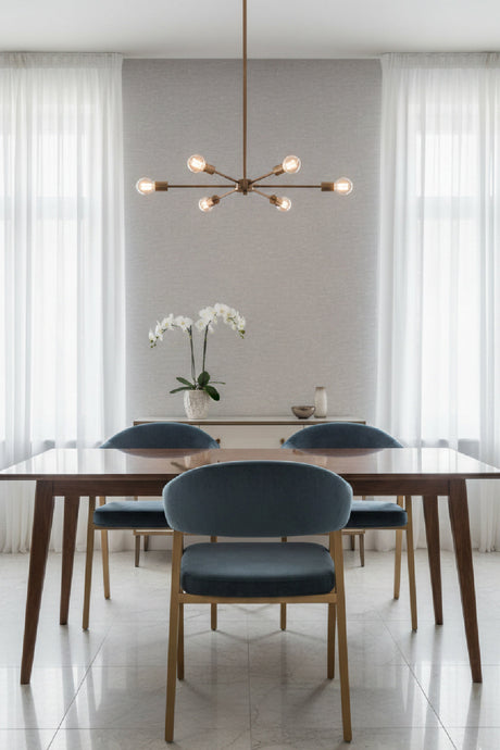 Modern European furniture - Blue Channeled Back Dining Armchair - www.oroa.com
