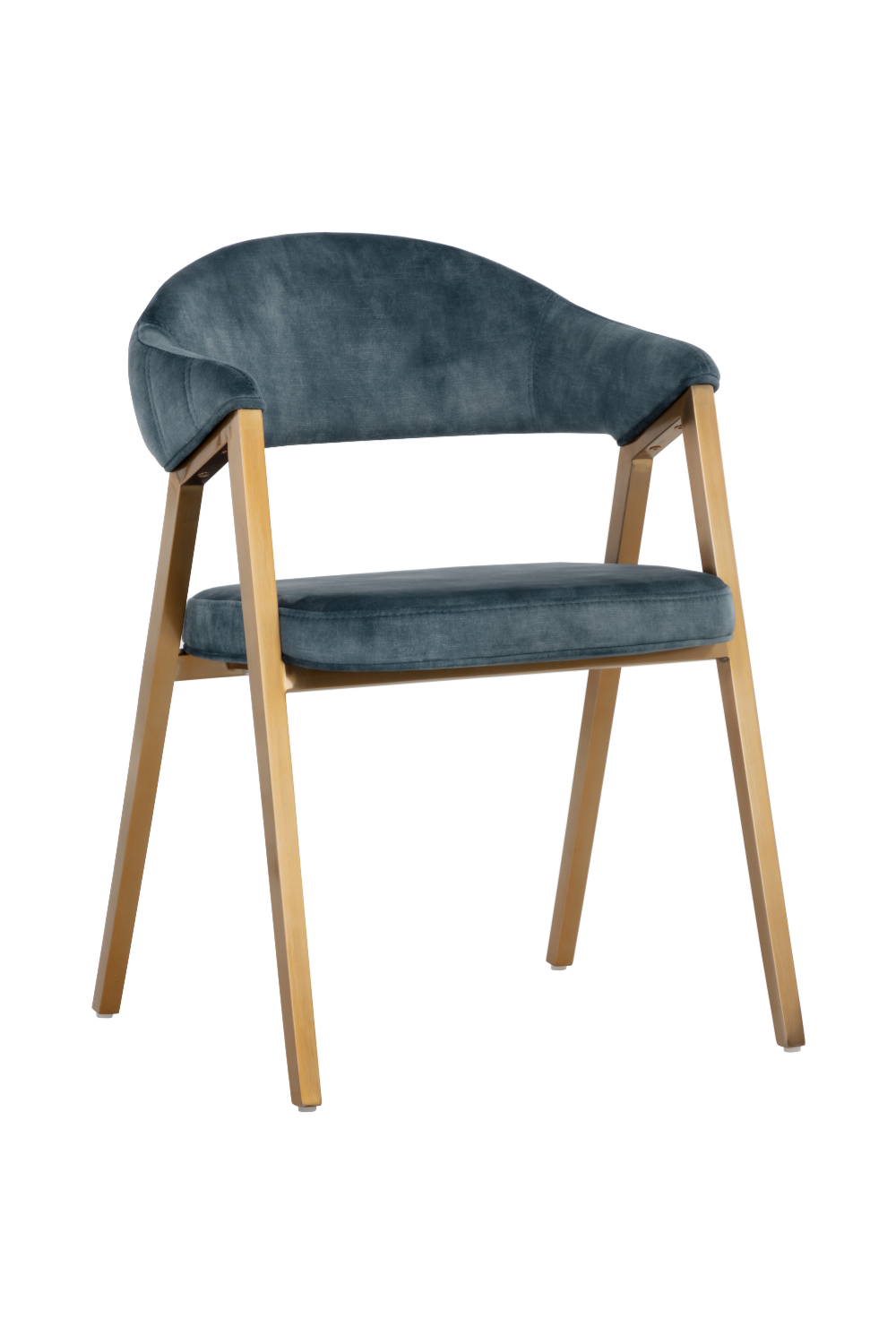 Blue Channeled Back Dining Armchair | Splendido Burgos