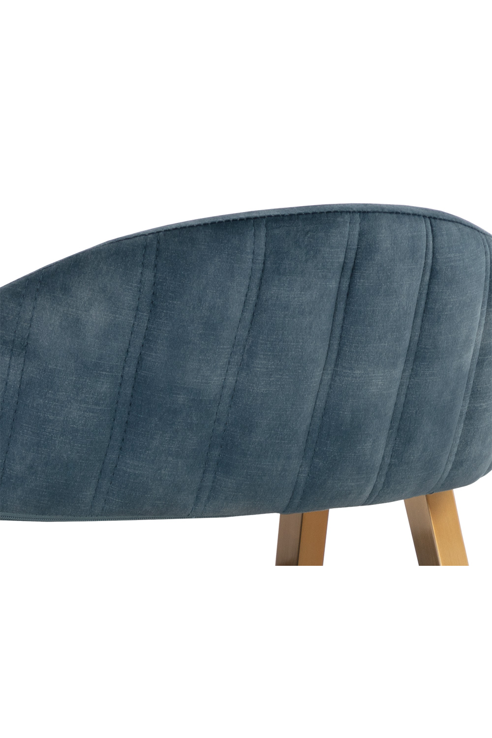 Blue Channeled Back Dining Armchair | Splendido Burgos