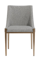 Modern European furniture - Fabric Upholstered Dining Chair - www.oroa.com