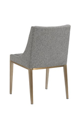 Modern European furniture - Fabric Upholstered Dining Chair - www.oroa.com