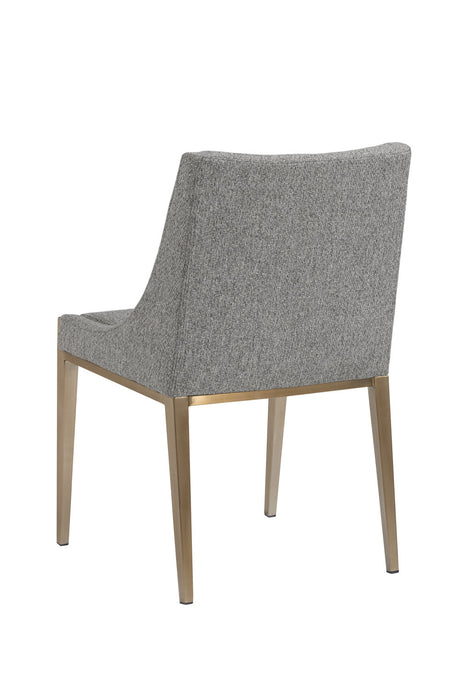 Modern European furniture - Fabric Upholstered Dining Chair - www.oroa.com