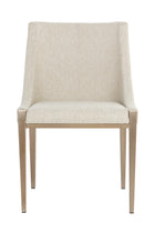 Modern European furniture - Fabric Upholstered Dining Chair - www.oroa.com