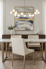 Modern European furniture - Fabric Upholstered Dining Chair - www.oroa.com