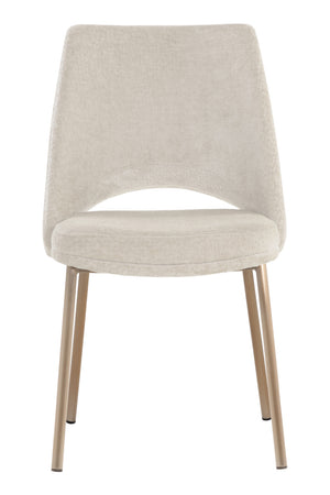 Cutout-Back Fabric Dining Chairs (2) | Splendido Radella | Oroa.com