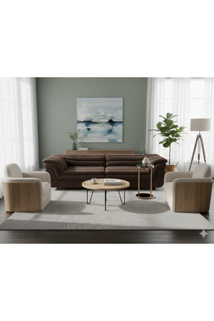 Round Black Glass End Table | Splendido Benjamin