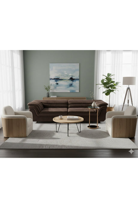 Modern European furniture  Round Black Glass End Table - www.oroa.com