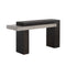 Modern European furniture - Rectangular Timber-Effect Indoor/Outdoor Console Table - www.oroa.com