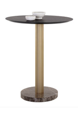 Modern European furniture - Gray Oak Bar Table - www.oroa.com