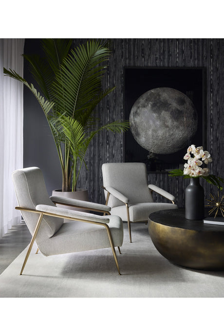 Modern European furniture - Round Antique Bronze Coffee Table - www.oroa.com