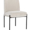  Modern European furniture - Textured Fabric Dining Chair - www.oroa.com