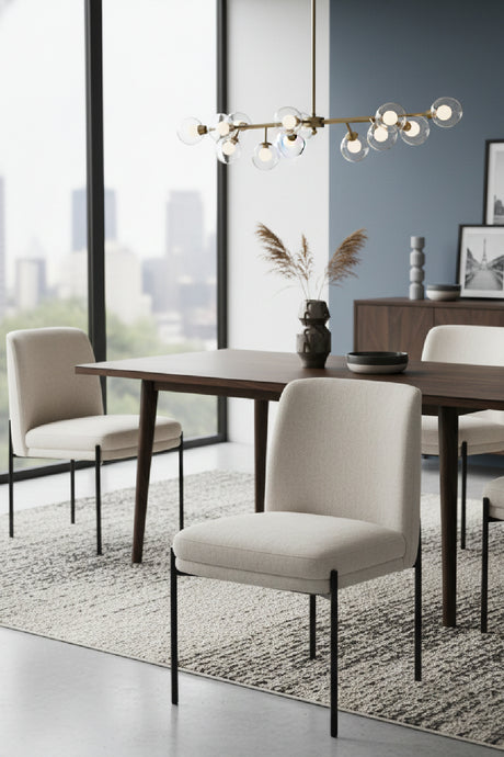 Textured Fabric Dining Chair | Splendido Richie
