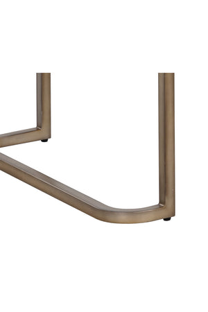 Modern European furniture - Cream Leather Look 2-Drawer Desk - www.oroa.com