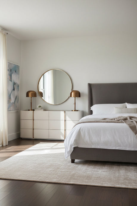 Leather-Look 6-Drawer Dresser | Splendido Jamille | Oroa.com