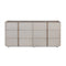 Modern European furniture - Leather-Look 6-Drawer Dresser - www.oroa.com