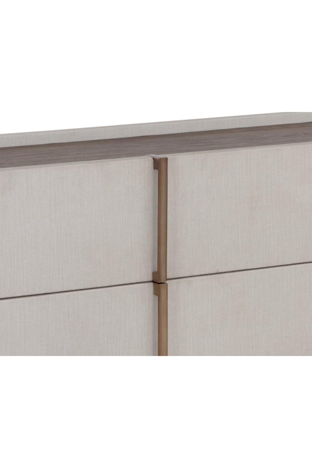Modern European furniture - Leather-Look 6-Drawer Dresser - www.oroa.com